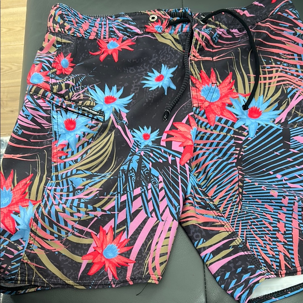 Volcom Floral Patterned Shorts